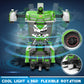 FDJ Remote Control Car - Transform RC Cars, 2.4Ghz 1:18 Scale Transforming RC Drift with Flashing Lights, One Key Deformation 36