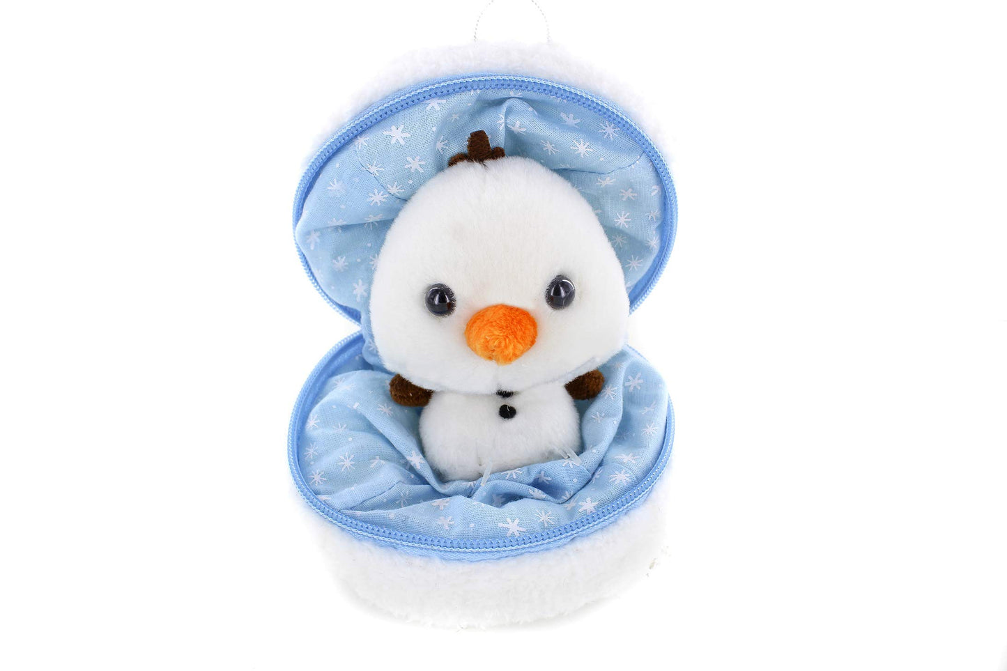 Plushland Snowball Stuffed Zip Up Animal – Snowman Plush Toy – Cute Easter Plush Animals Assortment – Wonderful Soft Toy For Families And Friends