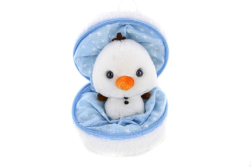 Plushland Snowball Stuffed Zip Up Animal – Snowman Plush Toy – Cute Easter Plush Animals Assortment – Wonderful Soft Toy For Families And Friends