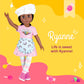 Glitter Girls – 14-Inch Posable Doll – Black Hair & Deep Brown Eyes – Rainbow Outfit & Glitter Shoes – Baker’S Hat & Apron – 3 Years + – Ryanne