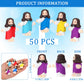 Barydat 50 Pcs Little Jesus Figures Baby Mini Jesus Figurines Bulk to Hide and Seek Tiny Miniature Christ Savior Figurine Toy Re