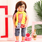 3 Pairs Doll Glasses Metal Wire Rim Clear Lens Eyewear Fabric Doll Dress Up Eyeglasses Mini Dolls Costume Accessories For 8 Inch Doll And Other Item Plush(3.74 Inch, Fits For 18 Inch Doll And Dog)
