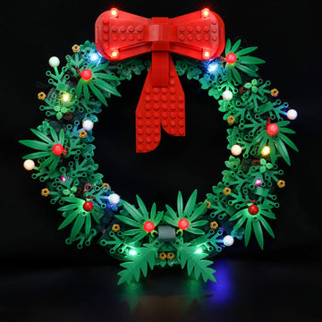 Lightailing Light Set For (Christmas Wreath) Building Blocks Model - Led Light Kit Compatible With Lego 40426(Not Included The M