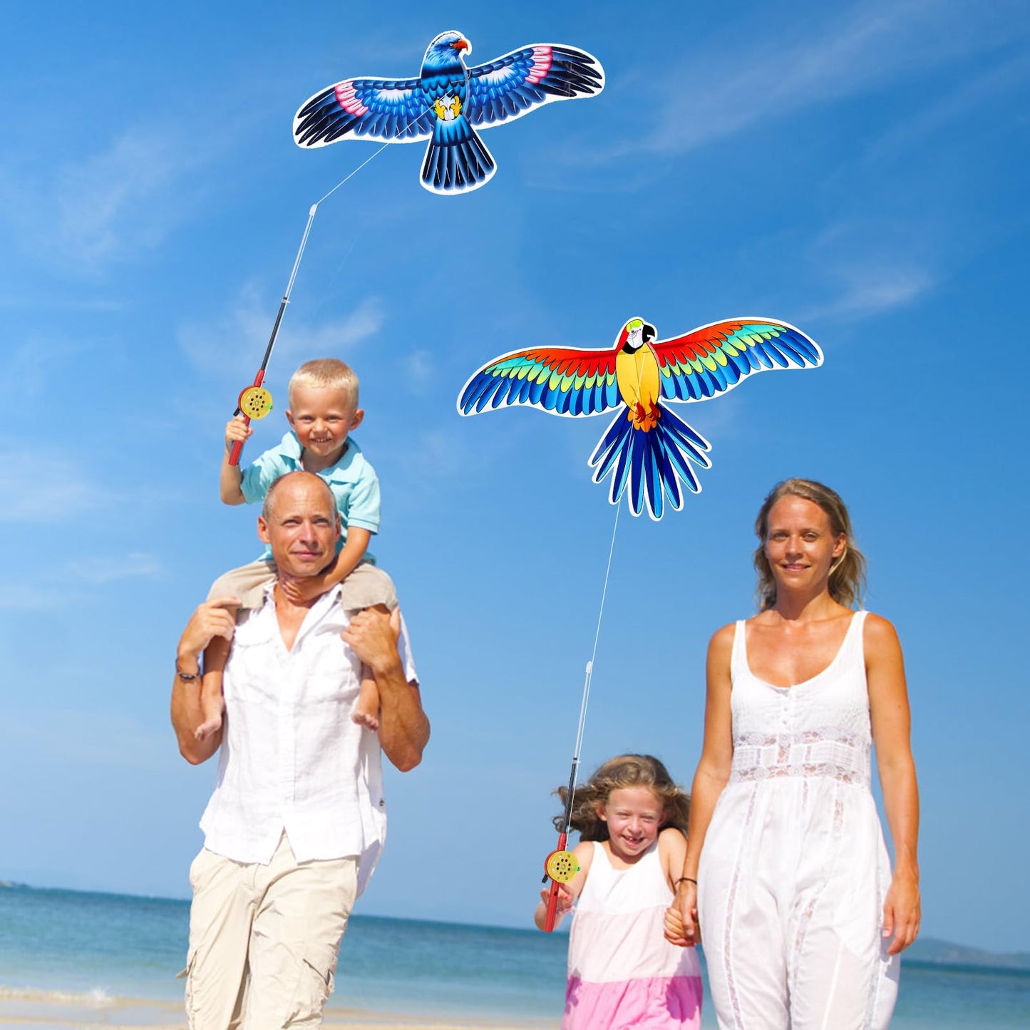 Vodolo Kites For Kids Ages 3-5,6Pcs Cute Colorful Kid Kites Easy To Fly For Beach Park Outdoor Game Activities,Pocket Mini Kite