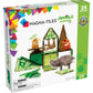 Magna-Tiles Jungle Animals 25-Piece Magnetic Construction Set, The Original Magnetic Building Brand