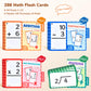 Joycat 288 Math Flash Cards Set Of 4- Multiplication, Division, Addition And Subtraction Flashcards For Kids 1St 2Nd 3Rd 4Th 5Th