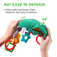 Jollybaby Baby Rattles Hanging Toys For Car Seat Crib Stroller Gym, Montessori Sensory Plush Vegetable Toys For Baby 0-3-6-12 Months With Ring Bell Crinkle And Teether, Newborn