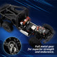 EAZYRC 1/10 Atlas RC Crawler Truck 4X4, Metal-Gear, 2.4GHz, Nylon, 1/18 Blue