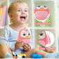 UNIH Roly Poly Baby Toys 6 to 12 Months Developmental, Tummy Time Wobbler Toy for Baby, Penguin Tumbler Wobbler Toys for Infant