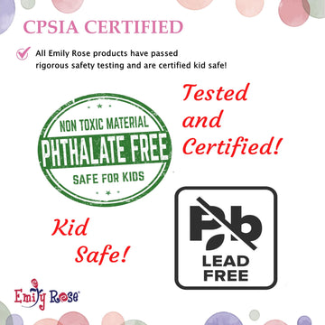 Emily Rose 18 Inch Doll Clothes 3-PC Blue and Grey Dinosaur Pajamas 18 Doll Accessories PJs Bedtime Set  Including Dino Slippers | Gift Boxed! | Double Reinforced Stitching |American Business