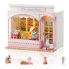 Foyucool DIY Miniature House Kit  Dollhouse Kit with Furnitures  Mini House Making Kit for for mature-themed to Building  Home Decorations Birthday Gifts for Family and Friends  Sweet House