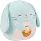 Squishmallows Original 10-Inch Buttons The Blue Easter Bunny - Official Jazwares Plush - Collectible Soft Squishy Stuffed Animal Toy - Add To Your Squad - Gift For Kids, Girls & Boys
