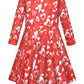 Cosland Valentines Dress For Girls Kids Heart Dresses, Heart, X-Small
