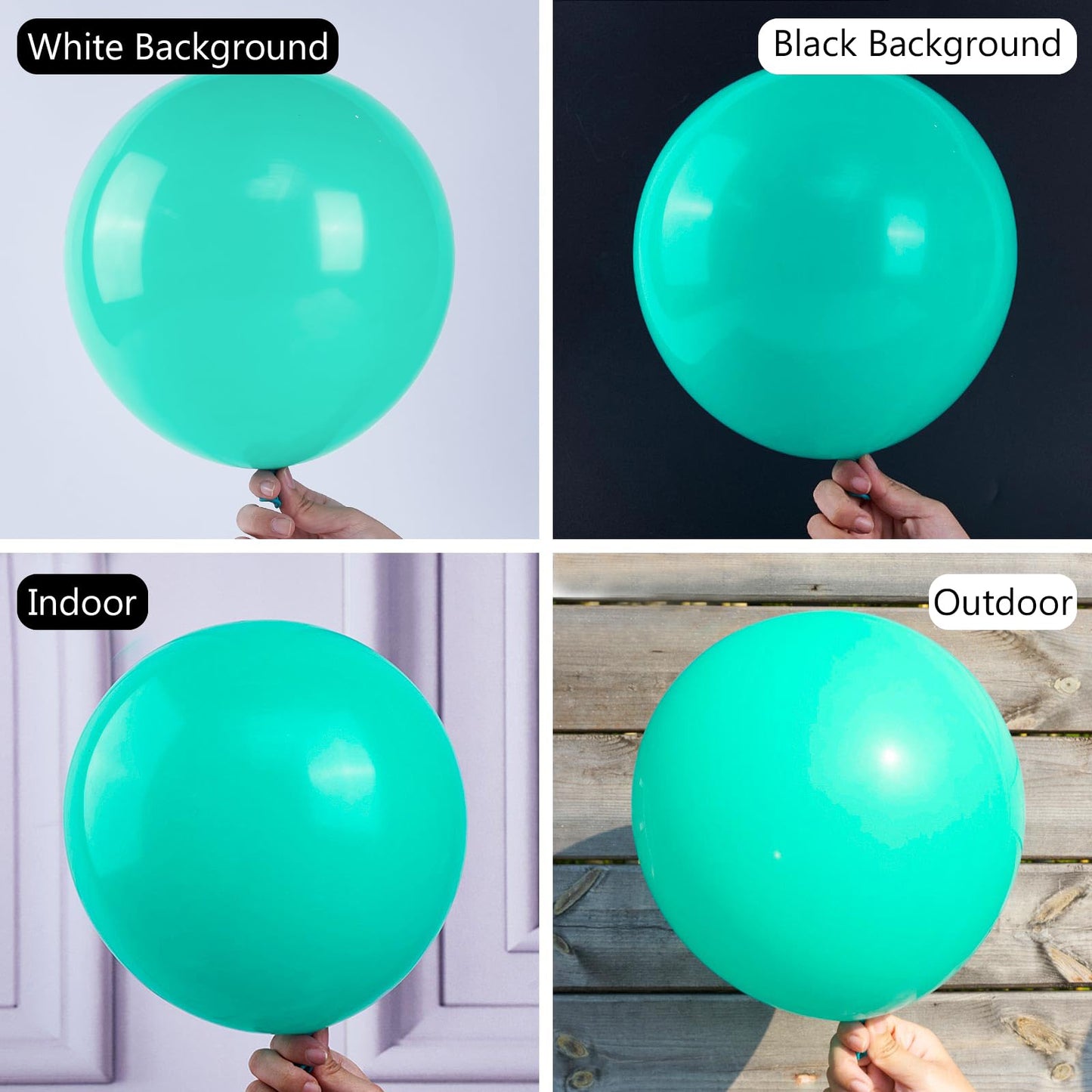 Partywoo Teal Balloons, 127 Pcs Teal Blue Balloons Different Sizes Pack Of 36 Inch 18 Inch 12 Inch 10 Inch 5 Inch Turquoise Balloons For Balloon Garland Or Balloon Arch As Party Decorations, Teal-Y69