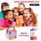Kids Karaoke Machine For Girls And Boys, Portable Bluetooth Speaker With 2 Wireless Microphones, Birthday Gifts For Girls Ages 3