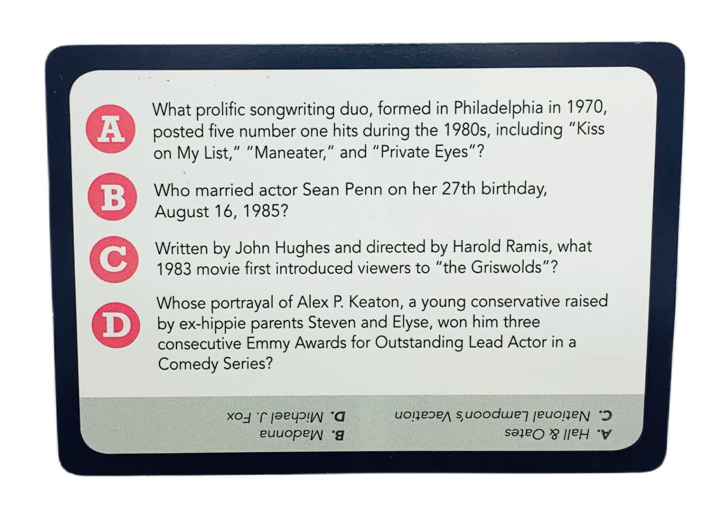 You Gotta Know 1980S - Trivia Game