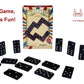 Offelec Wooden 3 Pack Domino Set 28 Tiles Games Double 6 Dominoes Set Double Six Dominos For Kids Adults And Family Table Games