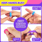 Fidget Toys Kids Sensory Rings: Fidget Ring Sensory Toys For Kids With Autism - Quiet Anxiety Fidgets For Classroom 18 Pack