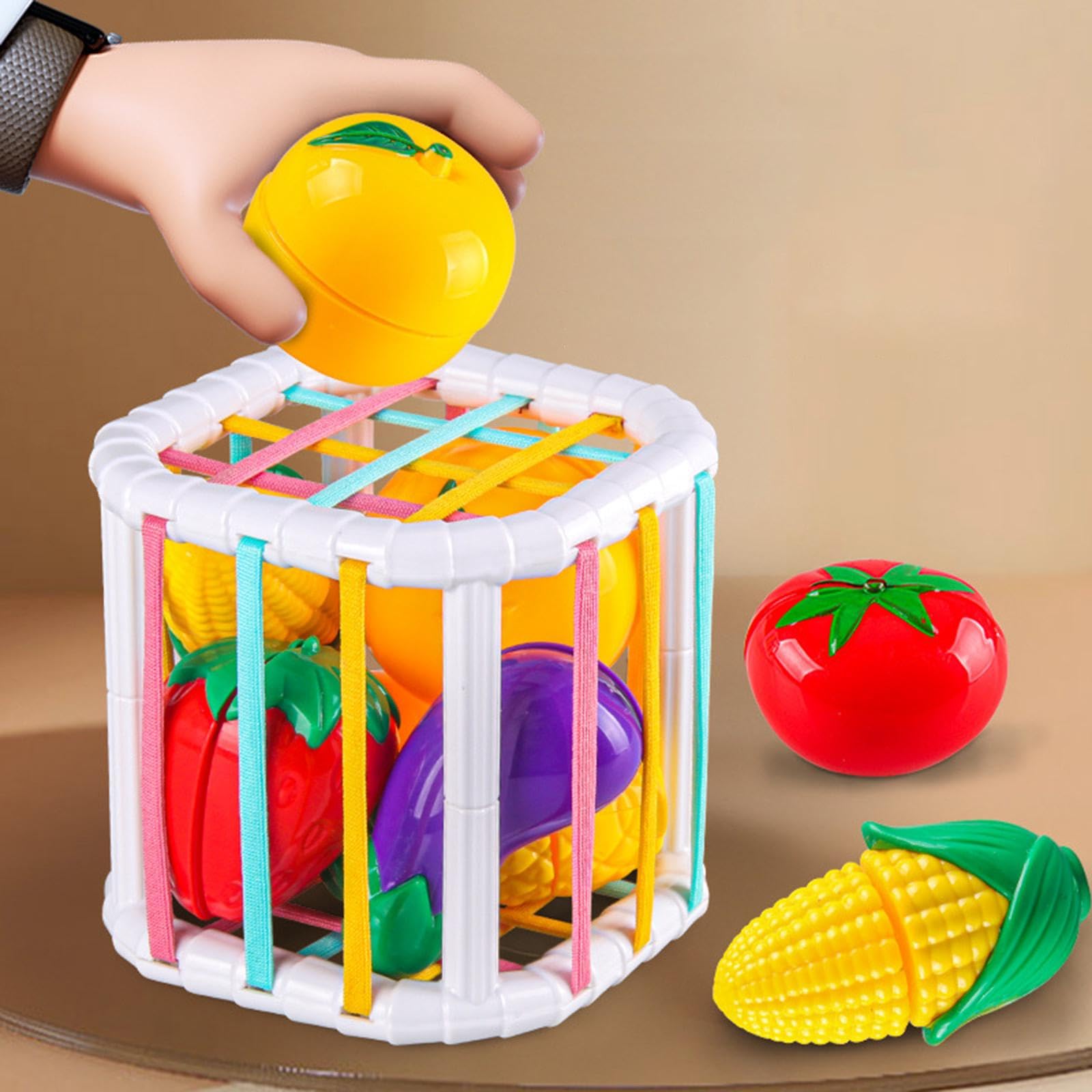 Bnf Shape Sorter Baby Toy Educational Toy Sensory Bin For Toddlers Children Baby Vegetables Baby | Toys For Baby | Developmental