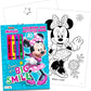 Disney Minnie Mouse Coloring Book Bundle -- 3 Pack Coloring Books with Stickers (Minnie Mouse Party Supplies Pack)