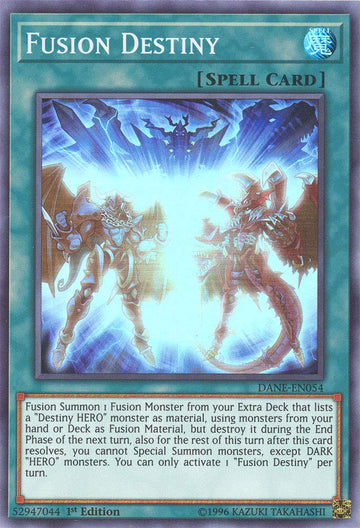 Yu-Gi-Oh! - Fusion Destiny - Dane-En054 - Super Rare - 1St Edition - Dark Neostorm