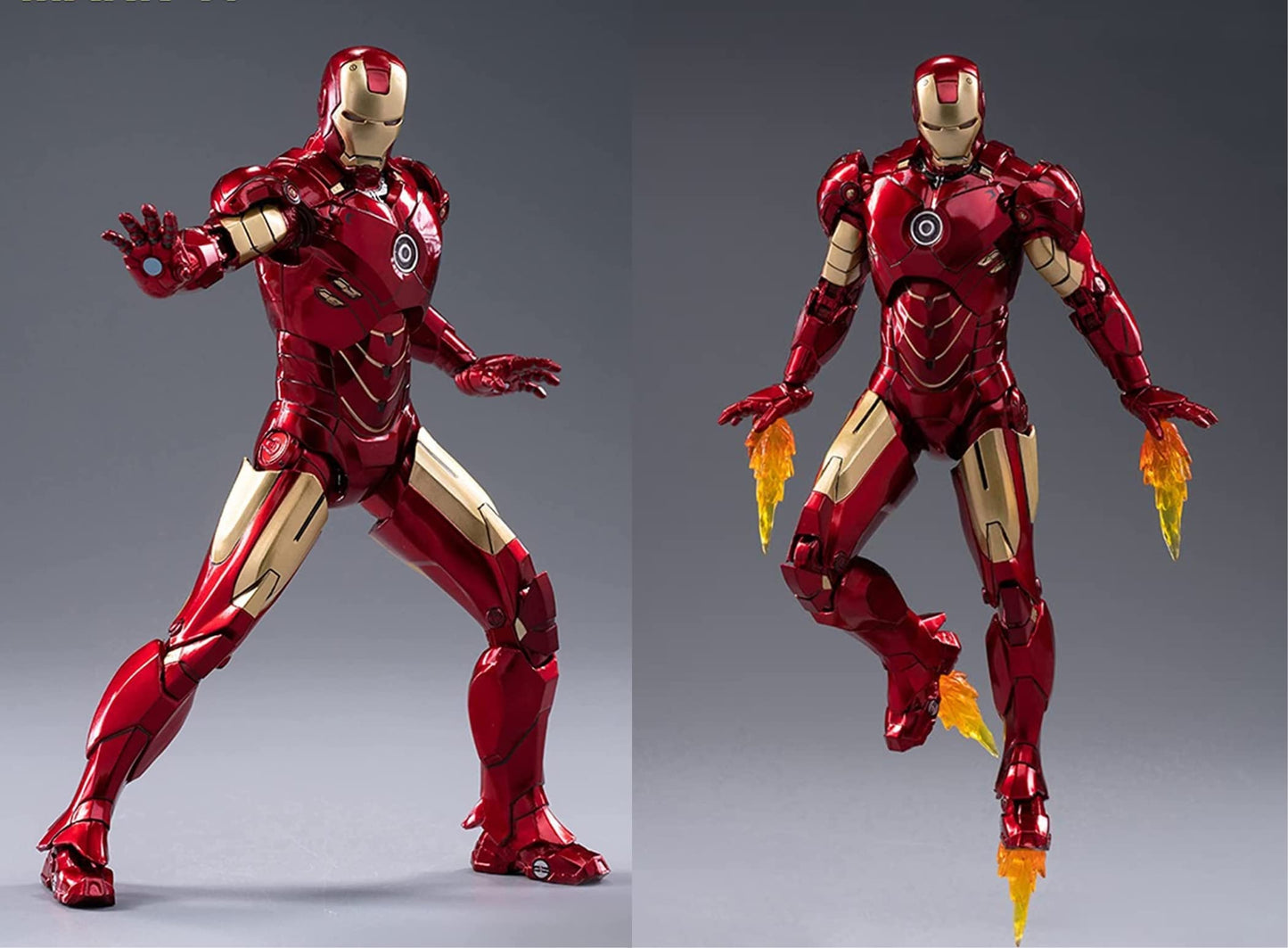 Lonullymege Mk4 Collectible Action Figure-7 Inch 10Th Anniversary Metal Texture Painting Movable Mark Model Toys (Mk Iv)