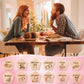 oyeftp 3 PCS Dice Set for Couples, Food Dice Game Gifts for Her Him, Anniversary Day Food Decision Dice Couple Stocking Stuffers