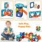 Magnetic Tiles Building Blocks Toys for Kids 144 PCS Magnet STEM Construction Set with LED Lights & Marble Run | Educational Learning Creative Gifts for Kids Ages 5-12 Boys and Girls