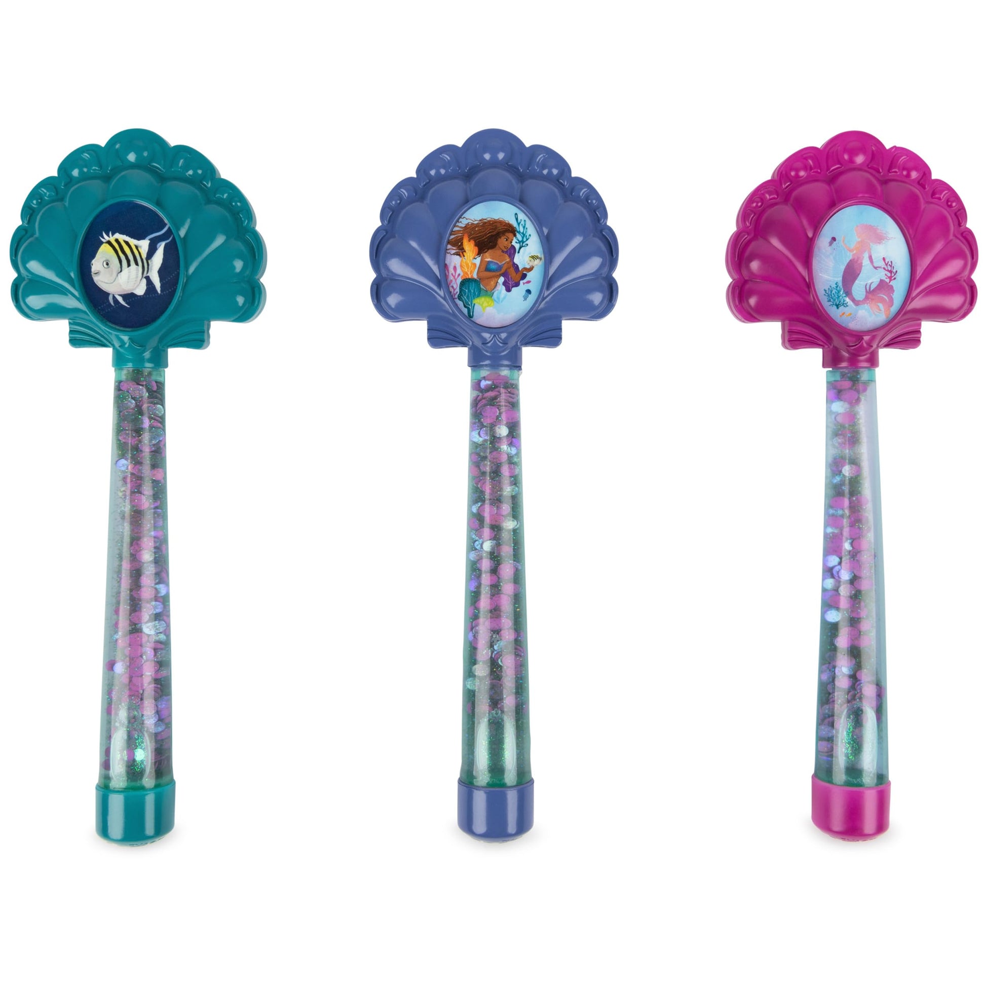 Swimways The Little Mermaid Glitter Dive Wands Diving Toys 3 Pack, Bath Toys And Pool Party Supplies For Kids Ages 5 And Up