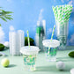 Foldtier 50 Pcs Golf Cups, 12 Oz Disposable Plastic Cups With Straws And Lids Golf Clear Cup Birthday Bachelor Cups Supplies Bir