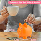 Pjdrllc Piggy Bank, Unbreakable Plastic Money Bank, Coin Bank For Girls And Boys, Medium Size Piggy Banks, Practical Gifts For Birthday, Easter, Christmas (Orange)