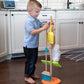 Fat Brain Toys Sweep, Scrub, And Shine Cleaning Set - Wooden Pretend Play Set, Ages 3+