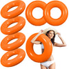 JellyArch 6 Pcs Inflatable Pool Floats 28 Inches Swim Tube Bulk for Adults Swimming Ring Pool Floaties for Beach Party Decoratio