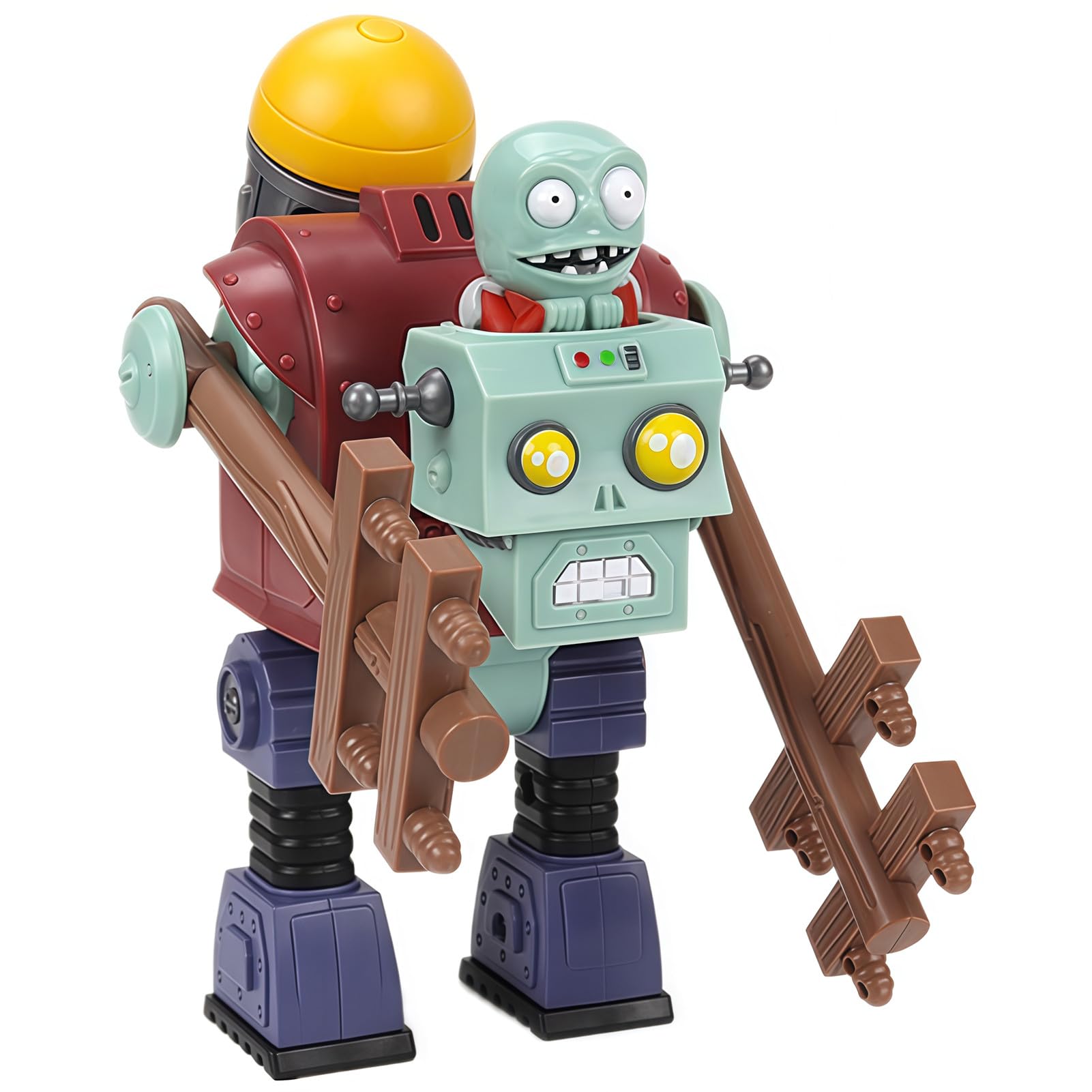 JHESAO Plants and Zombies Toys Action Figures Zombies PVZ Toys Set 1 2 Series Great Gifts for Kids and Fans Birthday and Christmas Party Mecha Zombie New