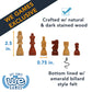 We Games French Staunton Wood Chessmen With 2.5 Inch King