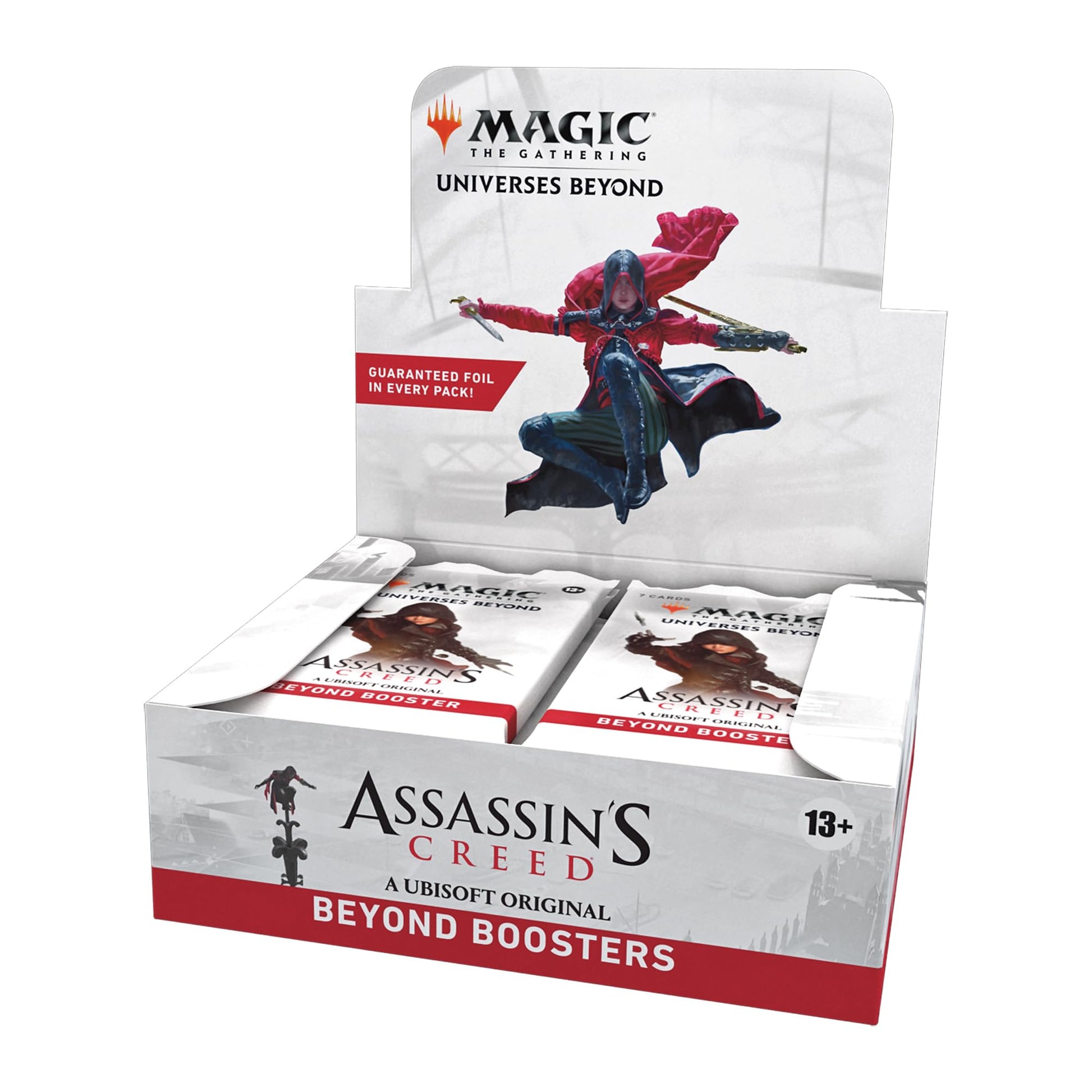 Magic: The Gathering - Assassins Creed Beyond Booster Box | 24 Beyond Boosters (7 Cards In Each Pack) | Collectible Trading Card