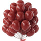 Partywoo Ruby Red Balloons, 100 Pcs 12 Inch Dark Red Balloons, Maroon Balloons For Balloon Garland Or Balloon Arch As Birthday Party Decorations, Wedding Decorations, Baby Shower Decorations, Red-Y75