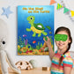 Neburora 2 Pack Pin The Shell On The Turtle Party Game 2 Large 21''X 28'' Posters With 48Pcs Stickers Ocean-Themed Birthday Part