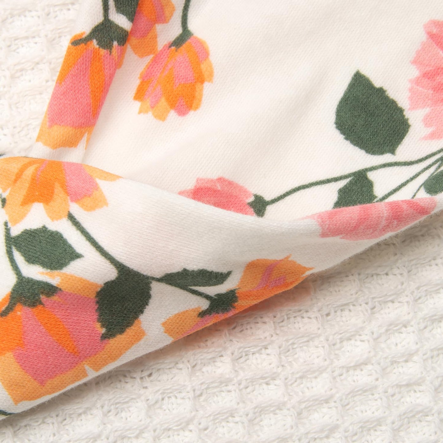 Reborn Baby Doll Clothes for 20-22 inch Reborn Dolls 4-Pieces Set Flower Green Outfits Newborn Dolls Clothes and Accessories