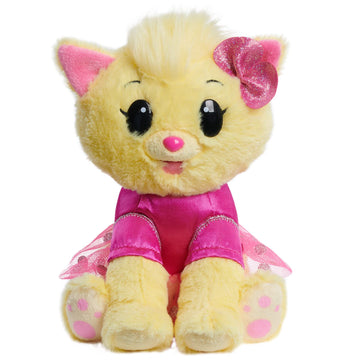 Ek World Kate'S 7-Inch Cat Rosie Plush Stuffed Animal, Unicorn, Soft Fabric, Rainbow Skirt, Kids Toys For Ages 3 Up By Just Play