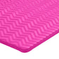 TRC Recreation Serenity 1.5  Thick Vinyl Coated Foam Swimming Pool Float Mat mature-themed Lounger with Built-In Roll Pillow  Flamingo Pink
