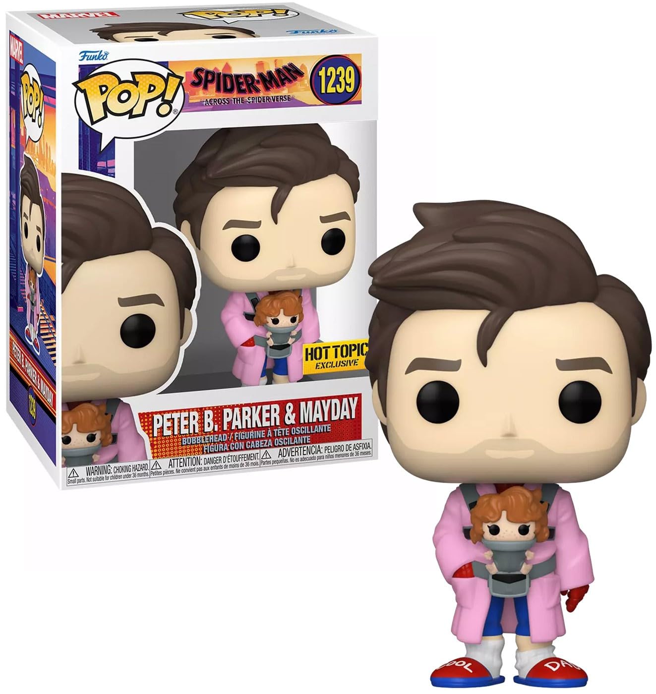 Funko Marvel Spider-Man Peter Parker & MayDay Figure - Hot Topic Exclusive Model 66177 - Black