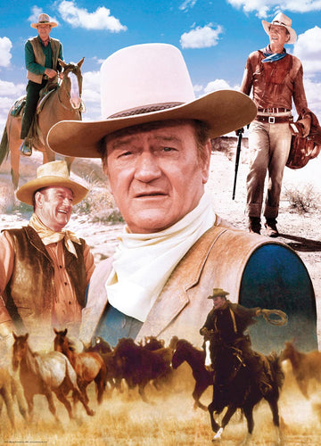 Masterpieces 1000 Piece John Wayne Jigsaw Puzzle For Adults, Family, Or Youth - America'S Cowboy - 19.25''X26.75''