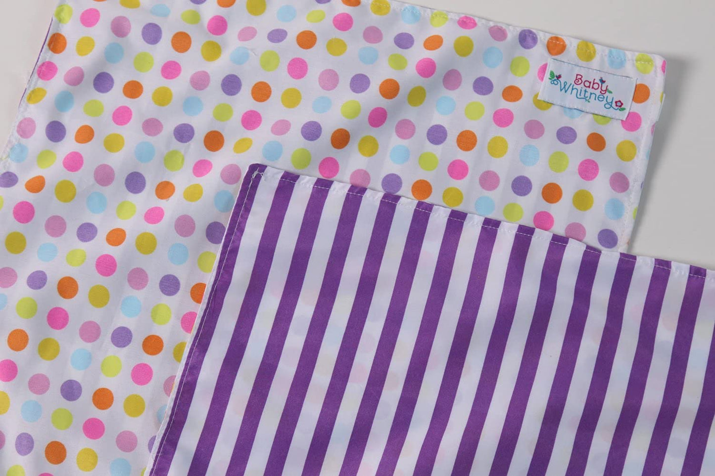 Baby Whitney 17' Doll Toy Receiving Blankets Set 2 Pack