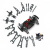 RWLZLB for Hyper Go 1/16 RC Car Parts, MJX Metal Upgrades, Metal H16BM Upgrades RC Accessories, for Hyper Go Replacement Parts, 