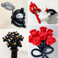 Hykjnbw Black Long Balloons For Balloon Animals, 260 Balloons Art Kit For Twisting, Skinny Modeling Balloons Supplies For Birthd