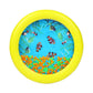 Ocean Drum Wave Bead Drum Gentle Sea Sound Music Gift Musical Educational Sea Sound Drum Tool For Kid Child Baby (Yellow)