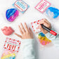 Lenwen 28 Pieces Finger Puppet Set Soft Plush Finger Puppet Mini Stuffed Animals Family Figures Assortment for Storytelling, Rol