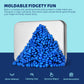 Lcvuuk Magnetic Ferrite Putty Rocks, Blue More Than 600 Weak Magnetic Smooth Ferrite Pebbles, Magnet Rock Desk Toys And Time-Kil