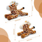 Hideekoog Stuffed Animal for Kids 8 inch Realistic Animal Plush Toy Lying Down Posture Animals Plush for Boys Girls mature-themed Birthday Hug Teaching(S-Giraffe)